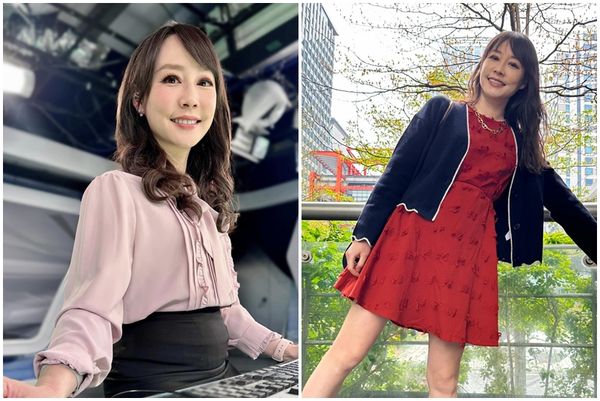 ▲吳宇舒懷孕5個月,幾乎沒有同事發現。(圖/翻攝自臉書/吳宇舒)