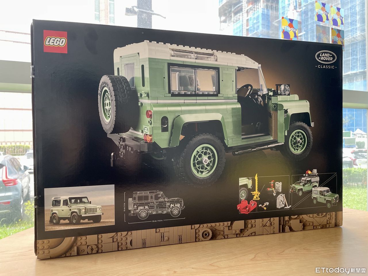 ▲樂高Land Rover Classic Defender 90開箱。（圖／記者鄧光惟攝）