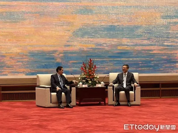 ▲▼前總統馬英九會見上海市委書記陳吉寧。(圖/記者任以芳攝)