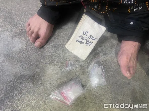 ▲▼ 褲子綁「善良ㄉ體質」!警一摸感覺怪怪 打開驚見海洛因…他臉綠了 。(圖/記者林悅翻攝)