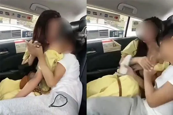 ▲▼泰國網紅擁吻兒子。(圖/翻攝網路)