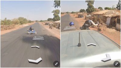 街景車撞飛騎士「Google地圖記下事故現場」　網笑：拿來當證據
