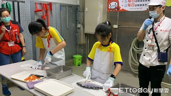 ▲台南南大附小與七股國小,攜手台南大學USR,設計「來識鱸魚真面目」課程,橫跨台南與高雄兩地探究鱸魚產銷。(圖/記者林悅翻攝,下同)