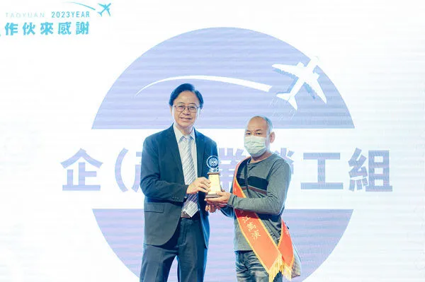 ▲桃園表揚372名模範勞工