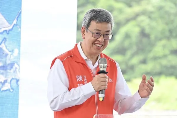 ▲▼陳建仁6日視察「蘇澳溪分洪工程」。(圖/行政院提供)