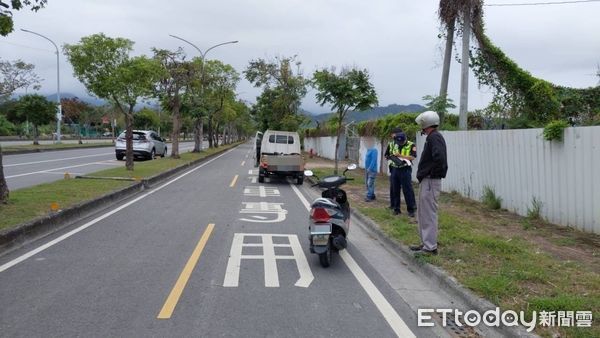 ▲馬亨亨大道上自行車專用道，警方將加強執法。（圖／記者楊漢聲翻攝）