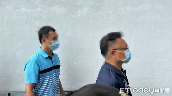 ▲5億高中生案,夏男父子接受檢方調查。(圖/記者許權毅、白珈陽攝,下同)