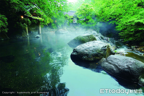 ▲▼熊本當地國家級自然景觀及地方傳統文化豐富，融入大自然之中的「黑川溫泉」便是全球知名景點。（圖／星宇）