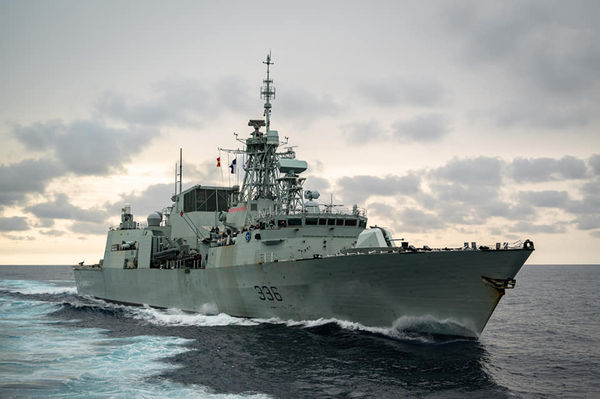 ▲▼加拿大「蒙特婁號」（HMCS Montreal）護衛艦。（圖／翻攝自Facebook／HMCS Montréal）