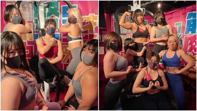 日本「筋肉女子主題酒吧」店員個個精實　台幣200坐胸推機享特別服務