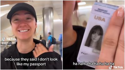 素顏妝後差太多！「護照照片太美」被海關攔　她笑淚：差點無法登機