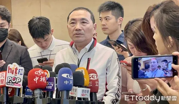 ▲▼ 新北市長侯友宜市政會議後受訪 。(圖/記者崔至雲攝)