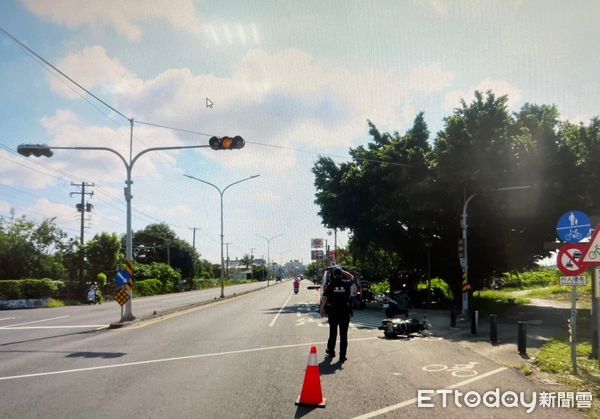 ▲▼             台南市新營區太子路今(7)日上午8時許發生嚴重車禍。（圖／記者林悅翻攝）