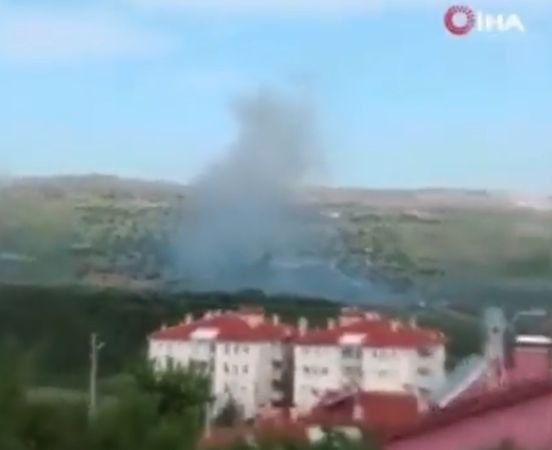 ▲▼土耳其一家飛彈製造廠發生爆炸。（圖／翻攝自推特）