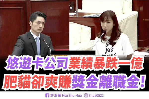 ▲▼許淑華針對悠遊卡公司虧損向蔣萬安質詢。(圖/翻攝自許淑華臉書)