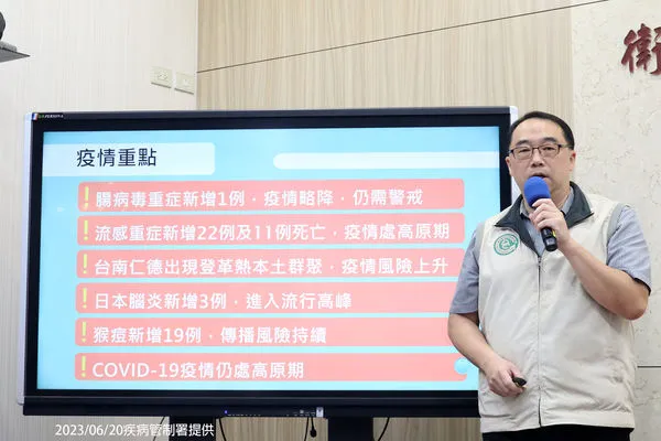 ▲▼疾管署疫情週報,疫情中心主任郭宏偉。(圖/疾管署提供)