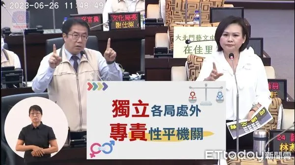 ▲台南市議員林燕祝憤怒地表示,一名重度身心障礙孩童父親指控居服員施暴行為失當,要求社會局一定要給個交代。(圖/記者林悅翻攝,下同)