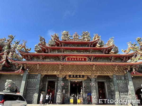 ▲鹿耳門天后宮,媽祖宮,天上聖母,鹿耳門媽, 。(圖/記者許宥孺攝)