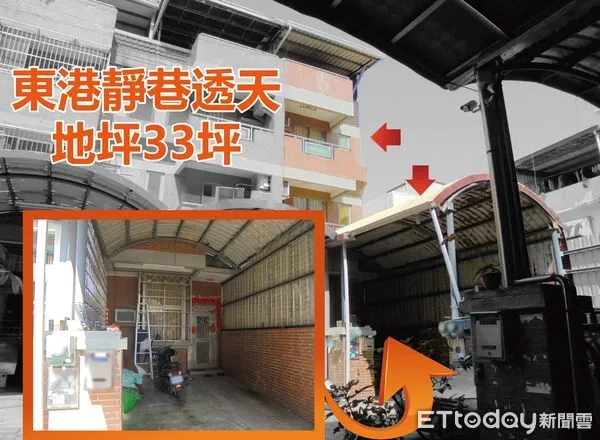 ▲東港透天厝 。(圖/屏東執行分署提供,下同)
