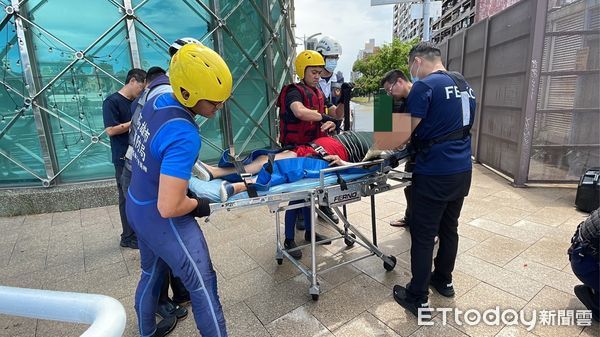 ▲▼婦人跳愛河 。(圖/記者陳宏瑞攝)