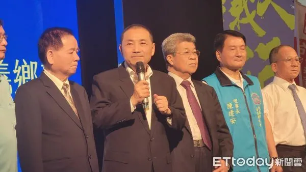 ▲▼ 侯友宜今傍晚出席台北市嘉義同鄉會侯援會 。(圖/記者呂佳賢攝)