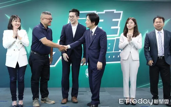 ▲▼賴清德出席民進黨提名記者會 被提名人謝佩芬 莊銘淵 曾聖凱 謝子涵 謝志忠。(圖/記者屠惠剛攝)