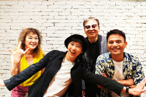 ▲▼策展人熊儒賢_歌手李德筠_製作人陳秀男_歌手陳永龍。(圖/參拾柒度製作有限公司提供)