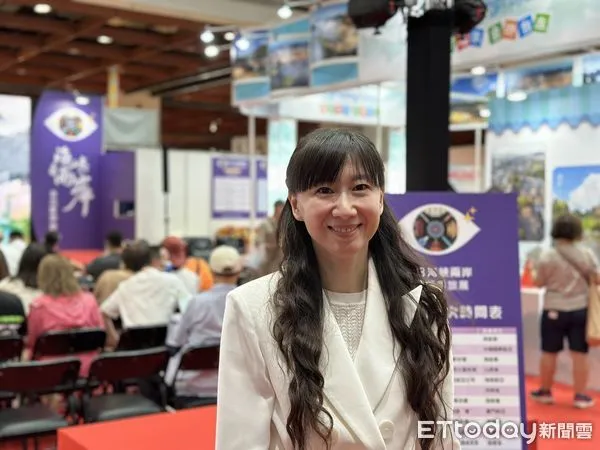 ▲▼海旅會台北辦事處主任何婕。(圖/記者蔡紹堅攝)