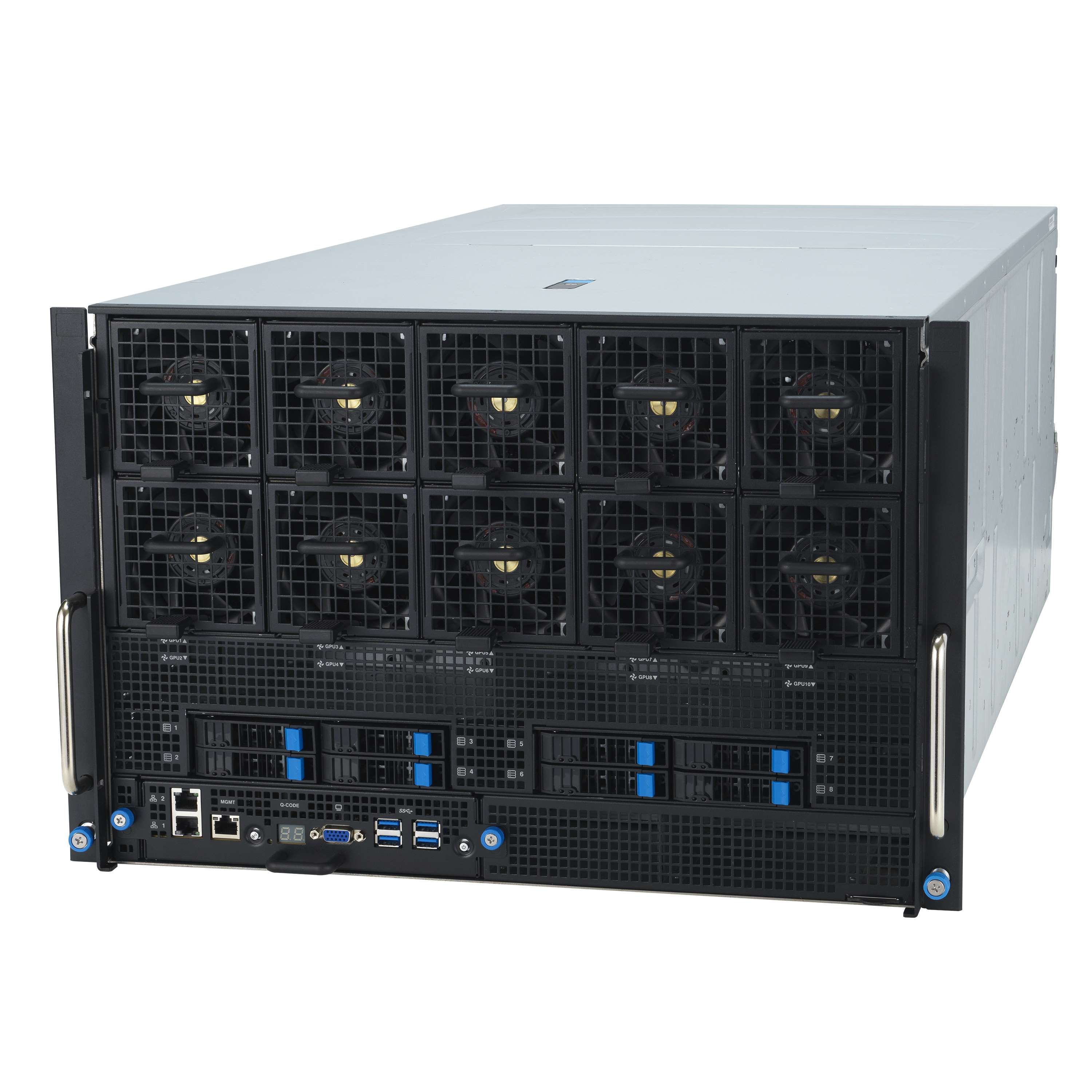 ▲▼華碩今發布搭載全新世代HGX H100 8-GPU AI伺服器—ESC N8-E11。（圖／華碩提供）