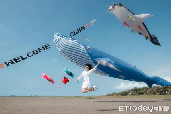 ▲▼2023旗津風箏節。(圖/記者許宥孺翻攝)