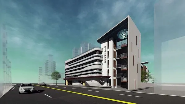 ▲停七立體停車場完工模擬圖。(圖/新竹市政府提供)