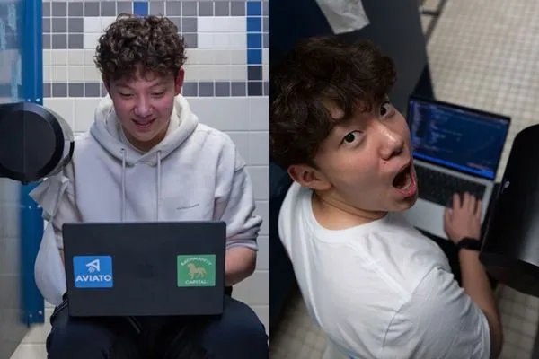 ▲▼來自美國印第安那州的16歲少年艾瑞克(Eric Zhu)。(圖/翻攝自推特)