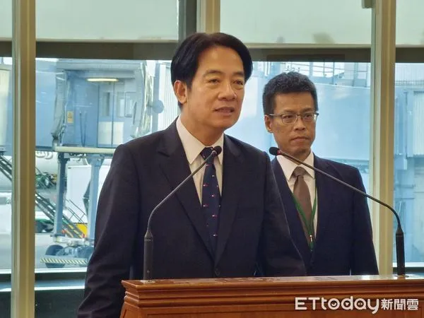 ▲▼副總統賴清德出訪巴拉圭共和國新任總統貝尼亞就職典禮行前談話。(圖/記者宋良義攝)