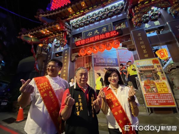 ▲▼ 基隆老大公廟點燈,副市長邱佩琳出席活動 。(圖/記者郭世賢翻攝)