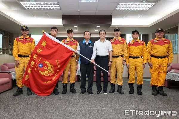 ▲▼臺北市搜救隊參加日本東京「2023綜合防災訓練」 強化國際交流合作 提升救援互助機制。(圖/記者黃彥傑翻攝)