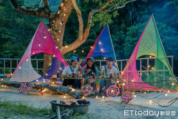 ▲▼活動中可以認識5個部落的神話傳說外,也能感受不同部落在餐席內容、文化分享與體驗。(圖/縱管處提供,下同)