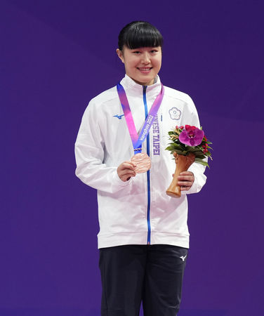 ▲跆拳道品勢女將陳歆雅拿下杭州亞運銅牌，也是中華隊在本屆賽事首面獎牌。（圖／中華奧會提供）