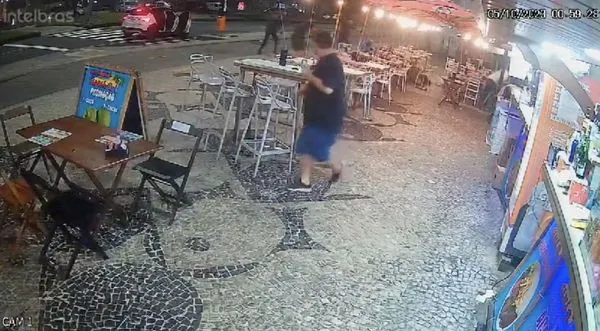 ▲▼巴西35歲骨科外科醫生迪亞哥•拉夫•邦芬(Diego Ralf Bomfim)與其他同事用餐時遭到當街槍殺。(圖/翻攝自X)