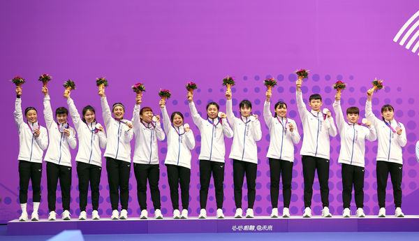 ▲中華卡巴迪女子代表隊勇奪本屆杭州亞運銀牌，馮綉真。（圖／中華奧會提供）