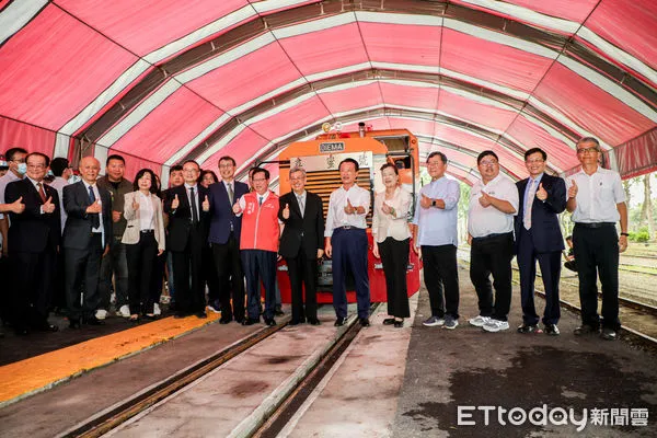 ▲▼ 20231007蒜頭糖廠五分車延駛故宮南院通車典禮 。(圖/嘉義縣政府提供)