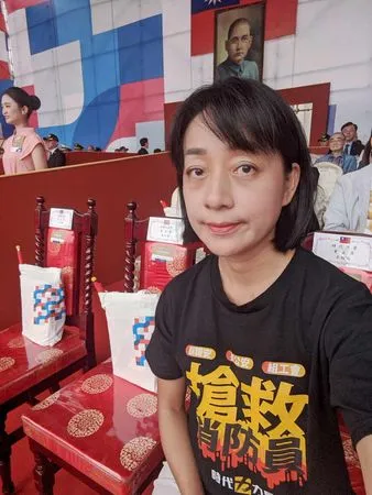 ▲▼王婉諭出席國慶活動。(圖/時代力量提供)