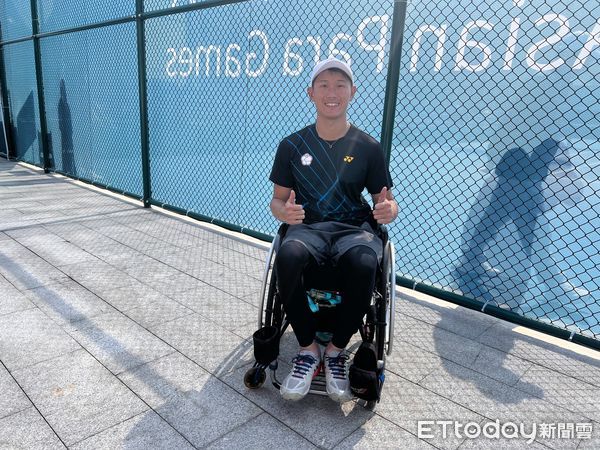 ▲亞帕運輪椅網球好手鄭漢琮、唐兆漢。(圖/記者簡名杉攝)