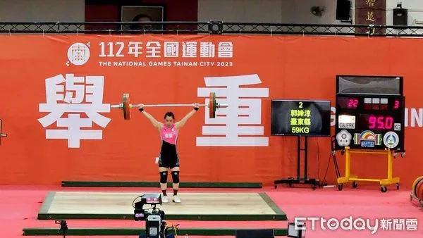 ▲112年全運會郭婞淳為台東代表隊奪首金 。(圖/記者楊漢聲翻攝)