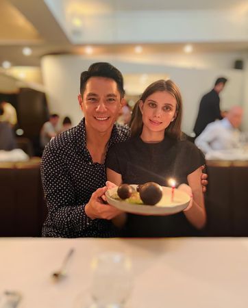 ▲佳娜懷孕6個月「剪短髮」。(圖/翻攝自佳娜臉書)