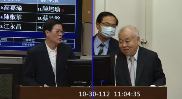 ▲國民黨籍立委羅明才針對民生物價議題進行質詢。(圖/翻攝自立法院議事轉播IVOD系統)