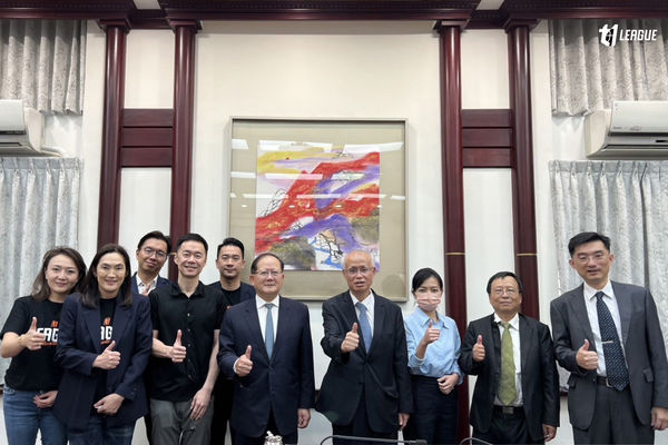 ▲中華籃協及台灣籃壇3聯盟代表拜會高檢署，宣示防賭決心。（圖／T1職籃提供）