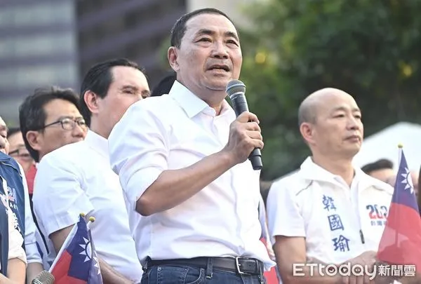 ▲▼國民黨總統暨立委台北競總成立誓師大會,總統候選人侯友宜演講。(圖/記者李毓康攝)