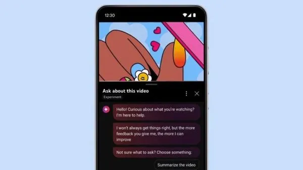 ▲YouTube導入生成式AI。(圖/MacRumors)