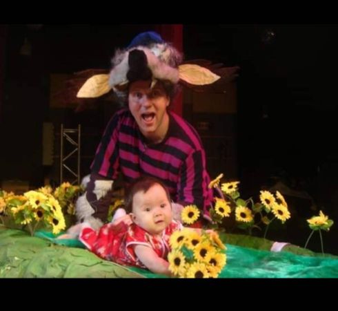 ▲尹茜雷與父親的合照。(圖/經紀人提供)