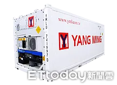 ▲陽明的冷凍櫃運輸屬於利基運輸。(圖/翻攝自陽明網站)